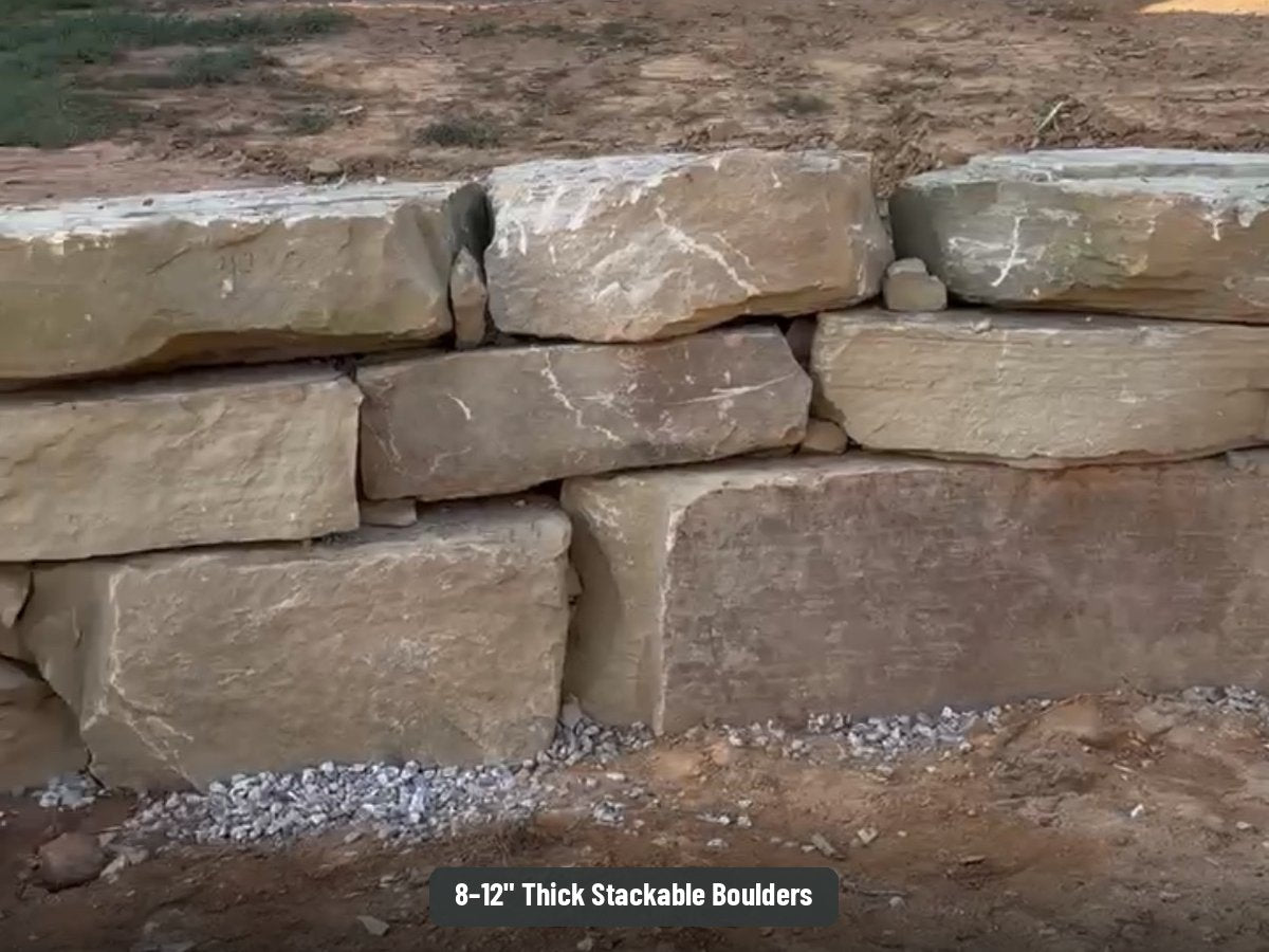 8–12" Thick Stackable Boulders
