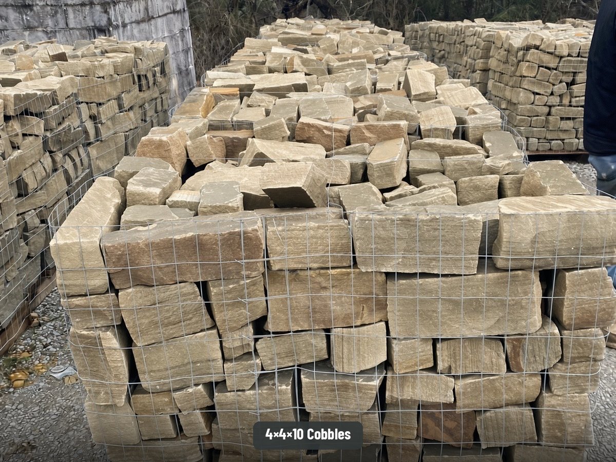 TN Buckskin Blend Cobbles / Edgers / Tumbled Cobbles