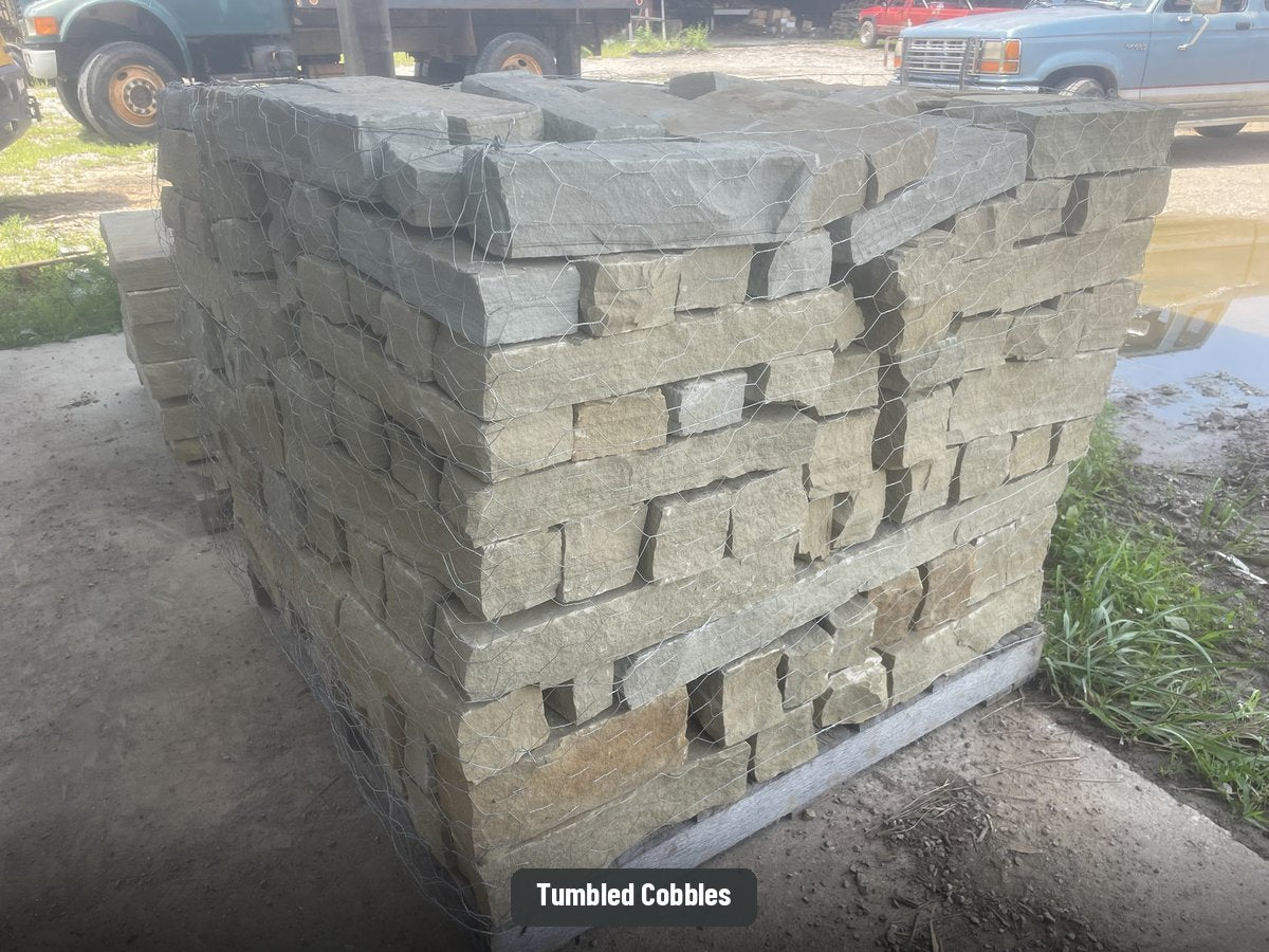 TN Buckskin Blend Cobbles / Edgers / Tumbled Cobbles